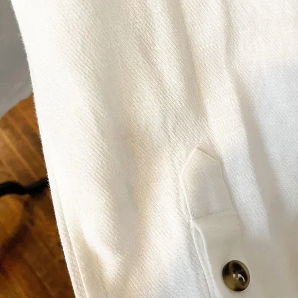 Proenza Schouler Tie Dye Linen Viscose Shirt in Bronze Multi - Size 10 - Picture 12 of 16